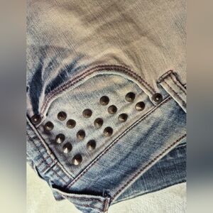 Mossimo Supply Co. Blue Studded Jeans